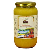 Premium Desi Cow By Bonphool | Rich In Nutrients & Delicious Healthy Desi Ghee Good For Sweets | (1 Litre) 33.8 Ounce | Jar Pack