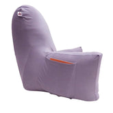 Backrest & Reading Pillow, Bed Support Pillow With High Armrests, Lavender Color - X Large Size | 100% Cotton Removable Cover | For Back & Shoulder Support, Comfortable Pillow - Pack Of 1
