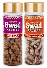 Panjon Swad Anar Amla & Khatta Meetha Aam 250gm, (125gm *2 Bottles)