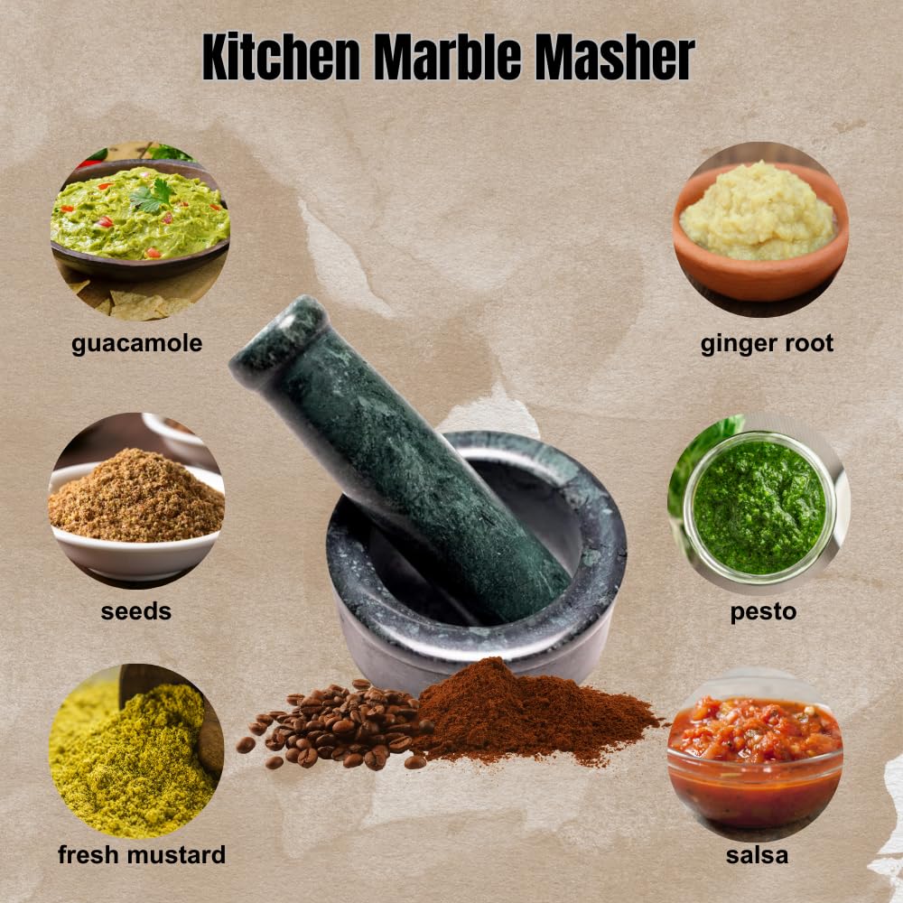 Green Marble Khal Batta - Mortar & Pastel | Traditional Kharal Grinder - Imam Okhli Musal | Kitchen Marble Masher Round (4 X2.5 Inch) Green Marble Khal Batta - Mortar & Pastel | Traditional Kharal Grinder - Imam Okhli Musal | Kitchen Marble Masher Round (4 X2.5 Inch)