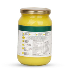 100% Natural Bilona Cow Ghee By Fidelo | Naturally Healthy Pure Cow Ghee Good For Frying | (500ml) 16.9 Ounce