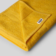 Kopa By Bianca 100% Cotton Soft Terry Towel Bath Towel L D`Ross 900 Gsm | Super Absorbent, Lightweight, Odour Free Bath Towel (Yellow) - 2 Pcs