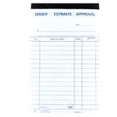 Estimate Pad No. 1 (80 Sheets/160 Pages) Excellent Quality Bill Book, Memo Book & Slip Pad, 10Pcs