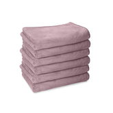 Housse Premium Microfiber Face Towel 900 Gsm | Korean Beauty Ultra Absorbent, Odour-Free, Quick Dry Face Towel (Pack Of 6) - Nirvana Purple
