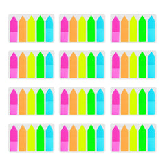 1200 Pcs Sticky Notes, 60 Colorful Waterproof Tabs | Highlighter Strips For Study, Organization