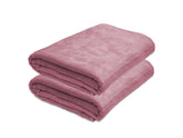 Black Gold Ultra Soft Bath Towel 1200 Gsm | Premium Microfiber, Quick Dry, Highly Absorbent, Oversized Bath Towel Pool, Spa, Travel & Hotel Use (Mauve Pink)- Pack Of 2