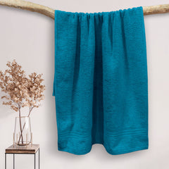 Sassoon Anatolia 100% Cotton XL Bath Towel 500 Gsm | Extra Soft, Quick Drying & Super Absorbent Bath Towel For Men & Women (Teal)