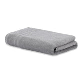 Welspun 100% Cotton Quik Dry Bath Towel 380 Gsm | High Absorbency Super Soft, Fast Drying Bath Towels | Large Size Bath Towel For Men & Women (Grey)