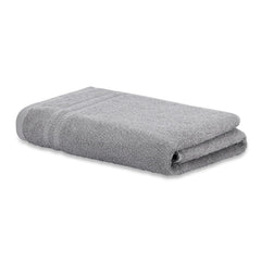 Welspun 100% Cotton Quik Dry Bath Towel 380 Gsm | High Absorbency Super Soft, Fast Drying Bath Towels | Large Size Bath Towel For Men & Women (Grey)