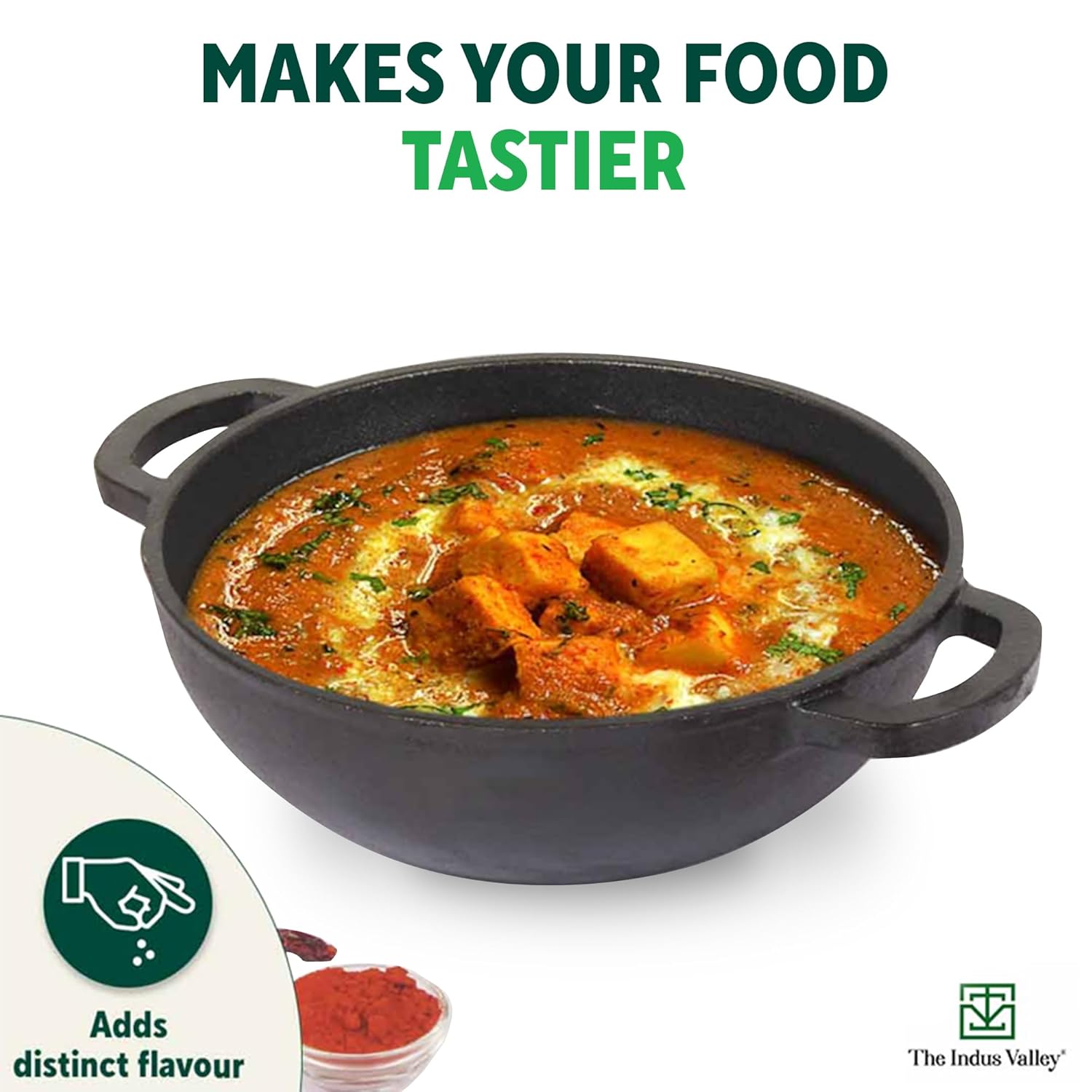 Super Smooth Cast Iron Kadai With Flat Handles & Silicon Grip - Medium, 25.4cm, 10 Inch, 2.5 Liters, 2.4 Kg | Naturally Nonstick, 100% Pure & Toxin-Free, No Chemical Coating Super Smooth Cast Iron Kadai With Flat Handles & Silicon Grip - Medium, 25.4cm, 10 Inch, 2.5 Liters, 2.4 Kg | Naturally Nonstick, 100% Pure & Toxin-Free, No Chemical Coating