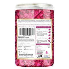 Online Quality Store Rose Flower Tea - 100gm, 3.5 Ounce | Pure Persian Rose Petals - Use For Iced Tea, Cocktails | Organic Pure Dried Leaves Herbal Tea - Caffeine Free