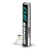 Young Wings 30 Goose Feather Badminton Shuttlecock (A+ Grade) Tournament Grade Professional Feather Shuttlecock | Hi-Dura Natural Cork | Suitable for Professionals , Speed 76 | Pack Of 1