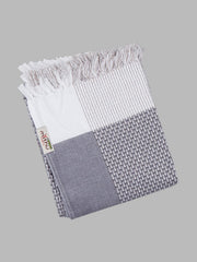 Ramraj 100% Cotton Signature Checked Bath Towel 1200 Gsm (Multicolor)- Pack Of 4
