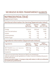 My Natural Ashwagandha, Root Powder, Fssai Certified, Pure & Natural, Reduces Anxiety & Stress, Boosts Vitality & Strength | 125gm 0.2lbs