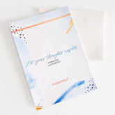 Letter Pad Letters & 20 Envelopes, Unruled Pages Perfect For Letter, Poetry, A5 Size (Blue)