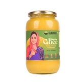 Organic Bilona Cow Ghee By Daichi | Traditional Curd Bilona Ghee Perfect For Improving Digestion | (1 Litre) 33.8 Ounce | Jar Pack
