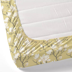 King Size Bed For Elastic Fitted Bedsheet With 2 Pillow Covers | 72 X 78 X 10 Inches, Light Yellow | Softness, Durability & Comfort | Perfect For Everyday Use