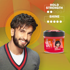 Set Wet Styling Hair Gel For Men Shine Everyday , 250gm 8.8 Oz. | Light Hold , High Shine | For Long Hair | No Alcohol , No Sulphate