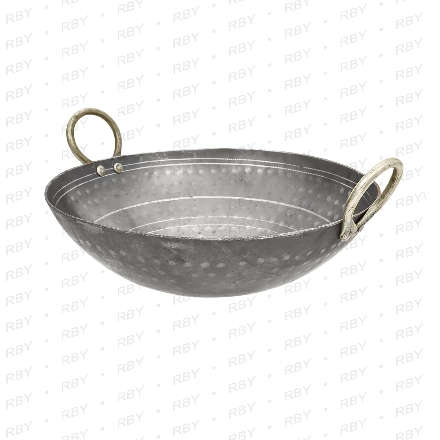 Iron Hammered Kadai 10 Liters | Deep Frying Kadai Handmade Useful For Frying & Cooking - Free Stainless Steel Scrubber Iron Hammered Kadai 10 Liters | Deep Frying Kadai Handmade Useful For Frying & Cooking - Free Stainless Steel Scrubber