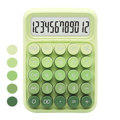 Upiho Green Calculator, Basic Office Calculator, Desktop Calculator 12 Digit With Large LCD Display For Office Supplies With Sensitive Button