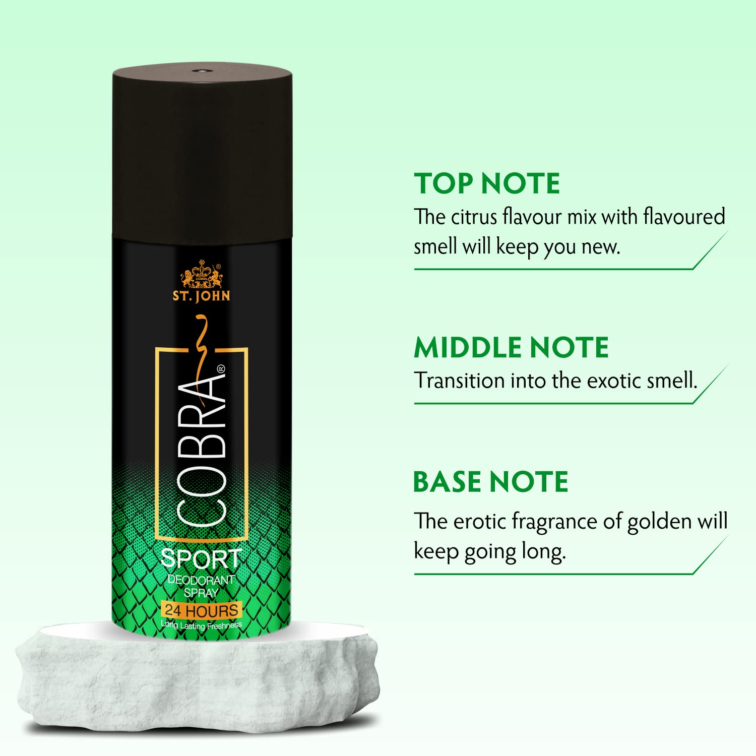 St. John Cobra Live , Sports Body Deodorants 300ml 10.1 Fl.oz. & Black Currrents Eau De Perfume 50ml 1.6 Fl.oz. | Men & Women Perfume Sets | Best Suited For Dailywear St. John Cobra Live , Sports Body Deodorants 300ml 10.1 Fl.oz. & Black Currrents Eau De Perfume 50ml 1.6 Fl.oz. | Men & Women Perfume Sets | Best Suited For Dailywear