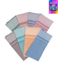 Nikshaya 100% Cotton Bath Towel 400 Gsm | Ultra-Soft, Quick-Dry Towels For Daily Use | Highly Absorbent & Durable | Set Of 2 (Multicolour)