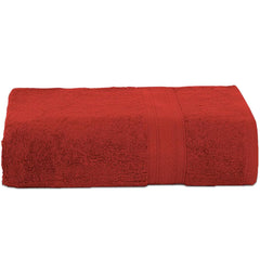 Ambra Linens 500 Gsm Highly Absorbent Towel 100% Cotton, Soft & Plush, All Seasons Use, Large, Everyday Use, Durable (Rust)