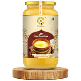 Pure A2 Desi Pure Handmade Cow Ghee By Curdlay | High In Protein Fiber Healthy Nutrients Desi Ghee Good For Cooking | (500ml) 16.9 Ounce | Jar Pack