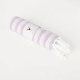 Patvy Bath Towels 240 Gsm | Light Weight Turkish Style Stripe Bath Towels For Men & Women Large Size (Lavender)- Pack Of 1