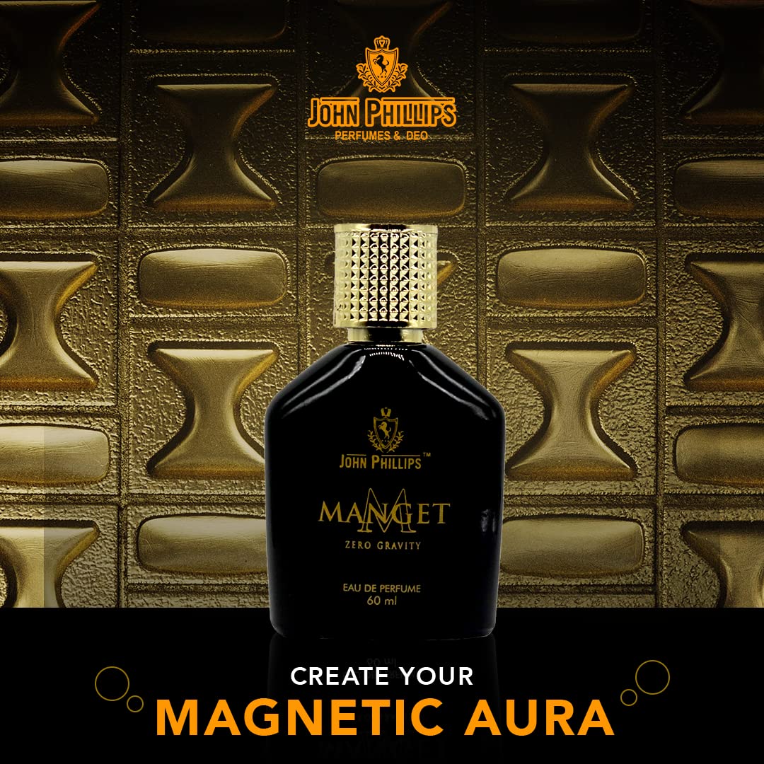 John Phillips Sparkle 100 Ml 3.4 Fl.oz. & Magnet 60 Ml 2 Fl.oz.  Eau De French Perfume | Perfect For Daily Use | For Men John Phillips Sparkle 100 Ml 3.4 Fl.oz. & Magnet 60 Ml 2 Fl.oz.  Eau De French Perfume | Perfect For Daily Use | For Men