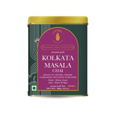 Luxmi Estates Kolkata Masala Chai - 100gm, 3.5 Ounce | USDA Certified Organic Tea - Medium Caffeine Tea | Made With Fennel, Ginger Tea, Cardamom, Cinnamon, Star Anise - Assam Valley Tea