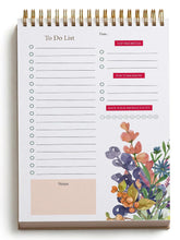 To Do List Notepad, Daily Planner Notepad Undated 54 Sheets/Tear Off, Planning (Floral) Pack Of 1
