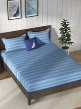 Super Soft 100% Cotton King Bedsheet With 2 Pillow Covers - 110 X 110 Inches, Blue | Super Soft Touch & Feel Every Time | Skin Friendly Prints