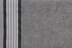 Casa Copenhagen He & She Super Soft Collection 2 Pieces Large Bath Towel 800 Gsm - Mirage Grey & Granite Grey