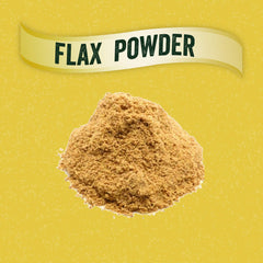 Jewel Farmer Flax Powder Enriched With Fiber Protein, Omega 3 & 6 Cholesterol Free Nutritious Pack Of Granulated Alasi, Teesi | 250gm 0.5lbs