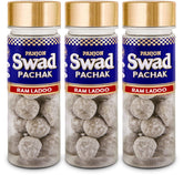 Panjon Swad Imli Ram Laddoo Mukhwas 390gm, (130gm *3 Bottles) | Digestive Mouth Freshener