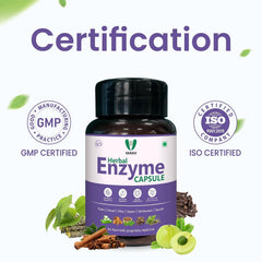 Varah Healthcare Digestive Enzymes Supplement, Digestive Support, Contains Chitrakmool, Ajwain, Amla, Harad & Other Herbs, Gut Cleanser | 60 Capsules, 100gm 0.2lbs