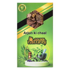 Golden Nature Arjun Ki Chaal Terminalia Arjuna, Helps In Weight Management, Reducing Excess Carbohydrate | 600gm 1.3lbs