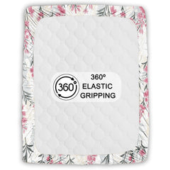 Fitted Bedsheets King Size With 2 Pillow Cover - 72 X 78 Inches, Pink | All Around Elastic Bedsheet - Crafted From Soft, Breathable Fabric