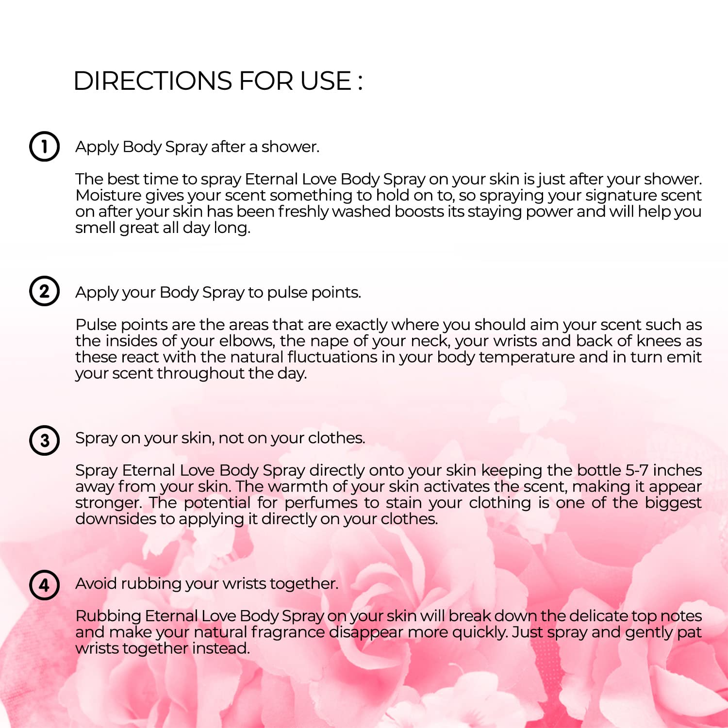 Crazy Owl Eternal Love Rose Body Spray 100ml 3.4 Fl.oz. Strong, Long Lasting, Floral Fragrance With Essential Oils | For Unisex Crazy Owl Eternal Love Rose Body Spray 100ml 3.4 Fl.oz. Strong, Long Lasting, Floral Fragrance With Essential Oils | For Unisex