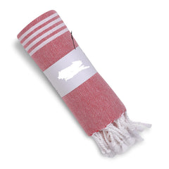 Rosslyn Bath/Beach Towel 350 Gsm | Ultra Soft, Absorbent & Quick Dry Bath Towel (Red) - 1 Pcs
