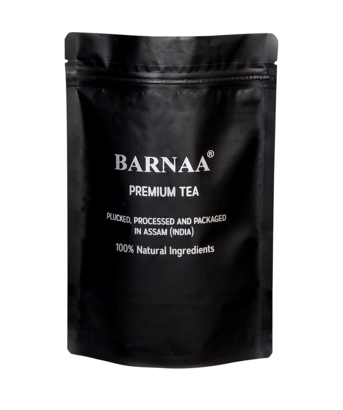 Barnaa Premium Tea - Small 200gm Pack, 7.05 Ounce | Premium Assam Tea - Plucked, Processed, Packaged In Assam | High Caffeine Kadak Chai Patti