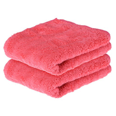 Kuber Industries Cleaning Towel 300 Gsm | Reusable Cleaning Cloths For Kitchen, Duster, Cleaning Towel (Dark Pink) Pack Of 2