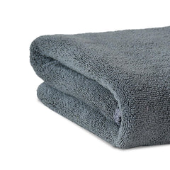 Yellow Weaves Super Soft Microfiber Hand Towels, Gym & Workout Towels 400 Gsm, (Grey) Set Of 1
