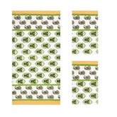 Mafatlal Madhuban Premium Waffle Cotton 1 Bath & 2 Hand Towel 700 Gsm | Hand Printed Floral Design Lightweight, Quick Dry Towel (Irish Green) - 3 Pcs