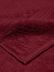 Cotton Bath Towel 450 Gsm (Maroon)