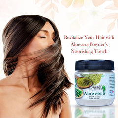 Mirintz Aloe Vera Powder For Hair & Skin Care, Pure Aloe Vera Indian Powder For Hair Growth | Cooling, Moisturizing & Soothing | 100gm 0.2lbs