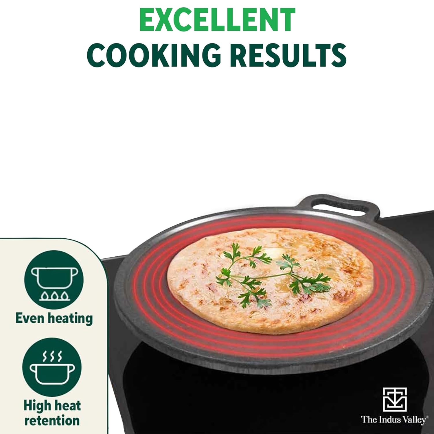 Super Smooth Cast Iron Cookware Set + Free Tadka Pan | Tawa 30.5cm + Kadai 25.4cm, 2.5 Liters + Fry Pan 25.4cm, 1.7 Liters - Kitchen Cooking Combo Pots & Pans Set Of 4 Pcs | Naturally Nonstick Super Smooth Cast Iron Cookware Set + Free Tadka Pan | Tawa 30.5cm + Kadai 25.4cm, 2.5 Liters + Fry Pan 25.4cm, 1.7 Liters - Kitchen Cooking Combo Pots & Pans Set Of 4 Pcs | Naturally Nonstick