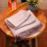 Debaans Bamboo 1 Bath & 2 Hand Towels 800 Gsm | 100% Bamboo, Quick Dry, Lightweight Towels (Plum)- Set Of 3