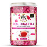 Online Quality Store Rose Flower Tea - 100gm, 3.5 Ounce | Pure Persian Rose Petals - Use For Iced Tea, Cocktails | Organic Pure Dried Leaves Herbal Tea - Caffeine Free